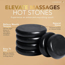 Cosmetasa Luxury Spa Gift Set for Women & Men - Relaxation Lavender Massage Oil, Citrus Coconut Massage Oil, Arnica Sore Muscle Massage Oil with Hot Stones, Roller Ball and Thumb Saver Massage Tools