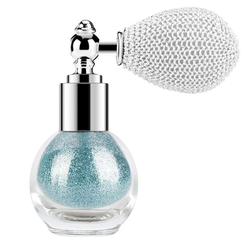 KYDA Highlighter Powder Spray, High Gloss Glitter Spray, Sparkling Powder Makeup, for Face and Body Glitter Cosmetic-Champagne Gold Infinity Warehouse