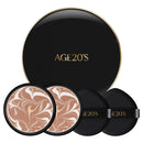 AGE20'S Signature Essence Pact SPF 50+ | Pack of 2 | 21N VANILLA | Cream Foundation, Dewy Finish, Natural Coverage | Korean Cushion Foundation Infinity Warehouse