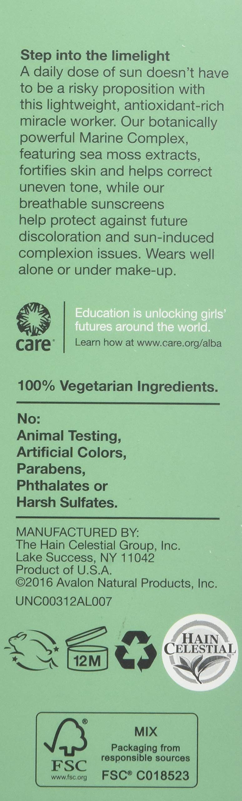 Alba Botanica Even & Bright Moisturizer, Broad Spectrum SPF 15, 2 Oz Alba Botanica