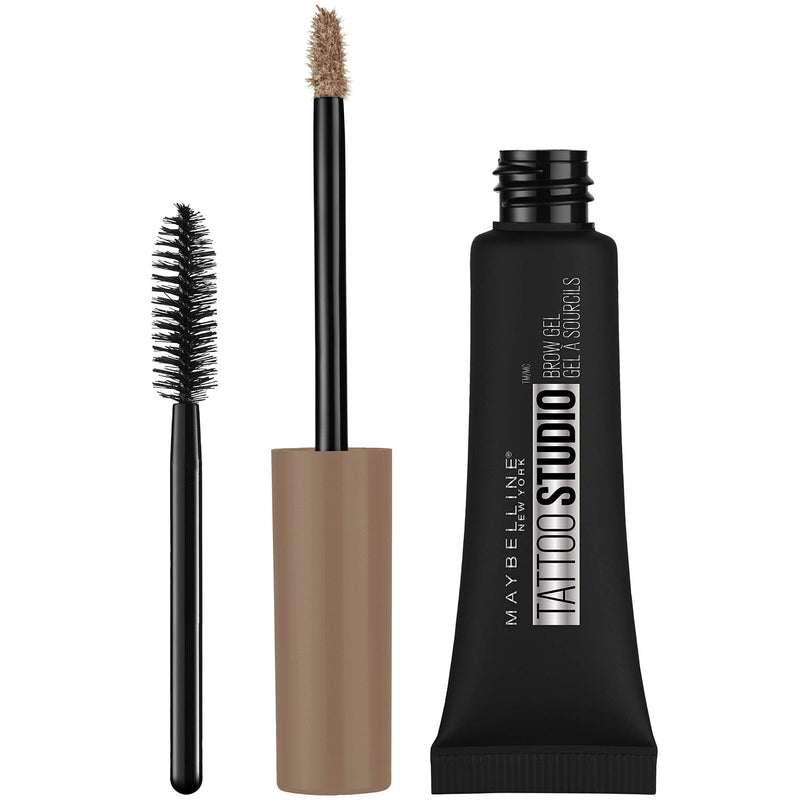 Maybelline TattooStudio Waterproof Eyebrow Gel Makeup, Soft Brown, 0.23 Fl Oz (Pack of 1) Maybelline New York