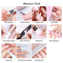 SEXY MIX Gel Nail Polish Starter Kit with Nail Lamp,Colors Soak Off Nail Gel Polish, Base and Top Coat, Manicure Tools Kit Nail Art Gift for Beginner SEXY MIX