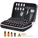 Beschan Essential Oil Storage Case Travel Carrying Oil Holder 70 for 5 10 15 ml Bottles & Roller Bottles with Stickers and Bottle Opener PINK-13.2"Lx9.4"Wx3.7"H BES CHAN