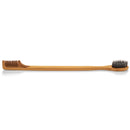 GranNaturals Edges Brush and Comb for Edge Control - Sturdy Bamboo Handle - Styling & Gentle Care Tools - Edge Fixer for Baby Hairs - Compact Curling Accessories for Curly Hair GranNaturals
