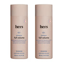 hers Full Volume Shampoo, 2 Pack - Volumizing Shampoo for Women with Biotin - Adds Lightweight Volume, Shine & Bounce - Coastal Cedar Citron - 2 x 6.4 fl oz Infinity Warehouse