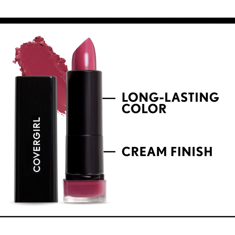 COVERGIRL Exhibitionist Lipstick Cream, Coffee Crave 275, Lipstick Tube 0.123 OZ (3.5 g) COVERGIRL