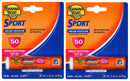 Banana Boat Sport SPF 50 Sunscreen Lip Balm (2 Pack) Banana Boat