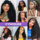 CYNOSURE Curly Headband Wig Human Hair Wigs for Black Women 9a Glueless None Lace Front Wigs Human Hair No Need Pre Plucked Natural Black Color Brazilian Hair Curly Wig(20, Headband Wig Curly） CYNOSURE