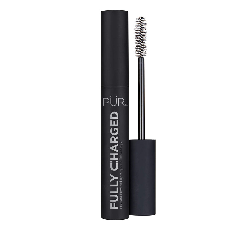 PÜR Fully Charged Mascara - Magnetic Black Mascara For Full Volumizing To Instantly Lift, Separate, and Define Each Lash - Gluten, BPA, & Paraben Free Eye Makeup PÜR MINERALS