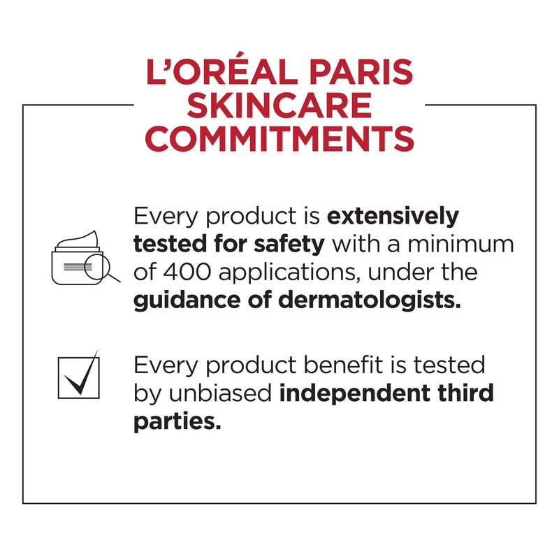 L'Oreal Paris Hyaluronic Acid Serum For Face with Vitamin C and Triple Power Face Moisturizer Revitalift Anti-Aging Skin Care Regimen Kit, Paraben and Fragrance Free, 2 count L'Oreal Paris