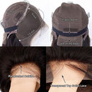 Water Wave Lace Front Wigs Human Hair pre plucked 16 inch Human Hair Transparen Lace Front Wigs for Women Water Wave Lace Front Wig 150% Density Beauty Lumina
