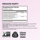 HUM Private Party Vaginal Probiotics for Women, pH Balance and Urinary Tract Support Vaginal Probiotic Supplement with Cranberry & Lactobacillus Blend, Women's Health Cranberry Pills, 30 Capsules Infinity Warehouse