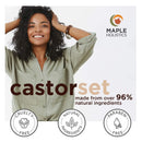 Castor Oil Shampoo and Conditioner Set - Jamaican Black Castor Oil Shampoo and Biotin Collagen Keratin Conditioner for Scalp Care - Volume Shampoo and Conditioner for Fine Hair and Dry Scalp Treatment Maple Holistics Store