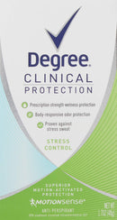 Degree Women Clinical Antiperspirant Deodorant Cream, Stress Control, 1.7 Ounce (Pack of 12) DEGREE