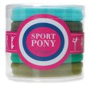 L. Erickson Sport Pony Tube, Green Multi, Set of Five - Exceptionally Secure with Gentle Hold L. Erickson Store