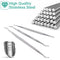 3-Pack Ingrown Toenail File And Lifters, 100% Professional Surgical Stainless Steel Ingrown Toenail Tool -Safe Nail Cleaning Treatment Pedicure Tools Kit Under Sidewall Cleaner Pain Relief Accessories POLKASTORE