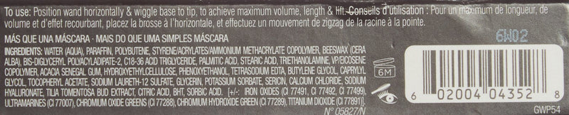 Benefit They're Real Mascara, Jet Black, Deluxe Travel Size, 0.1oz/3.0g Benefit