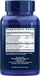 Life Extension Bone Strength Collagen Formula, Calcium Collagen chelate, Calcium fructoborate, Vitamin D3, Magnesium Citrate, Silicon, Boron, Gluten-Free, Non-GMO, 120 Capsules Infinity Warehouse