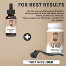 Beard Growth Oil, Beard Growth Serum, Beard Serum, Grow A Thicker Beard Quickly, Beard Oil Growth, Beard Growth, Grow Beard, Beard Grow, 1oz - Unscented (2 Pack) Crafted