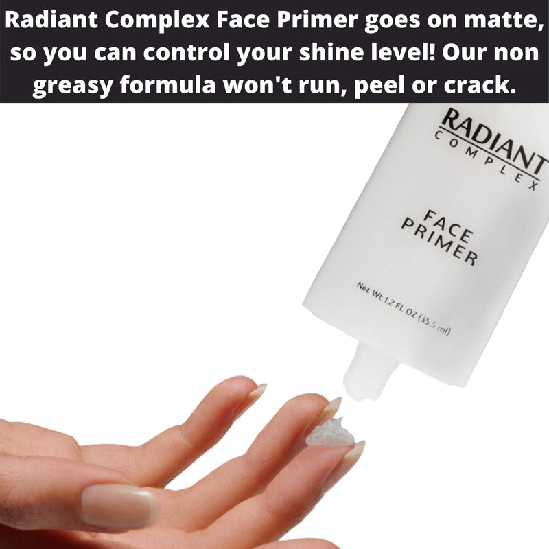 Radiant Complex Makeup Bundle: Face Primer, Eyelash Primer, and Finishing Powder (1 Of Each) Radiant Complex