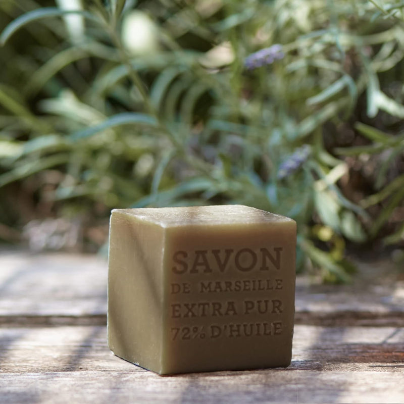 Compagnie de Provence Savon Marseille Olive Soap Cube - 400 grams - Made in France Infinity Warehouse