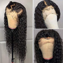 Ossilee Lace Front Wigs Human Hair for Black Women 150% Density Brazilian Water Wave Lace Front Wigs Wet and Wavy Human Hair Wigs Pre Plucked Hairline (20 Inch, water wave wig) Ossilee