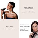 TEMPTU Air Intro Airbrush Makeup Kit: 9-Piece Set Includes Cordless Device, Refillable Makeup Cartridge, 3 Perfect Canvas Semi-Matte Foundations, Primer, Blush, Highlighter & Cleaner Infinity Warehouse