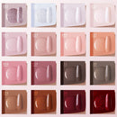 Gel Nail Polish Kit - Gellen 16 Colors Gel Polish Series, With Top&Base Coats, Warm Earth Tones Classic Brown/Nude/Red/Pins Fall Winter Home Gel Manicure Kit GELLEN