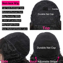 Short Human Hair Wigs with Bangs Brazilian Bob Straight Hair Virgin Human Hair Wigs for Black Women Short Straight Bob Wigs with Bangs Natural Black Wigs with Bangs YISEA Store