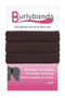 Burlybands Large Hair Ties for Thick Heavy or Curly Hair. No Slip No Damage Seamless Ponytail Holders Scrunchies Sports Thick Hair Ties - Hair Bands - Curly Hair Accessories (Brown 3 Pcs) Burlybands