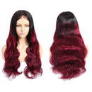 4x4 Inch Lace Front Wig Body Wave 1 Piece, 100% Unprocessed Human Hair Lace Closure Wigs with Baby Hair, Natural Color Bodywave Wavy Curl Wigs 150% Density (22", 1B, 150%) ALISFEEL