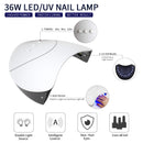 Poly Nail Gel Kit with 36W LED UV Nail Lamp phoenixy 4 Colors Poly Nail Extension Gel Slip Solution Basic Nail Art Tools All In One Kit for Nail Manicure Beginner Starter Gift phoenixy
