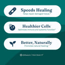 LifeSeasons Stem Boost-R - Stem Cell Support - Naturally Repair Damaged Tissue - Vitamin Supplement Rich in Antioxidants - Royal Jelly, Spirulina, Blueberry, Brown Seaweed & L-Carnosine - 120 Capsules Infinity Warehouse