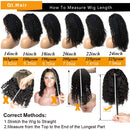 QTHAIR 12A Brazilian Deep Wave Human Hair Lace Frontal Wigs(16",13x4 Wig,Natural Color)150% Density Pre Plucked Natural Hairline with Baby Hair 100% Virgin Brazilian Deep Wave Hair QTHAIR