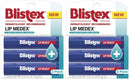 Blistex Lip Medex Medicated Lip Balm, 24 Hr Moisture, 0.15 oz, 3 Count Infinity Warehouse