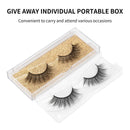 DYSILK 5 Pairs 6D Mink Eyelashes Faux 5 Styles Mixed Lashes Fluffy Natural Cross False Eyelashes Wispy Long Extension Fake Eyelashes Thick Soft Eyelashes Reusable Pack No Glue |005-(15mm-18mm) DYSILK