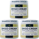 DMSO Cream 99.9% Pure for Topical Muscle & Joint Comfort Cream 3 Pack Infinity Warehouse