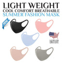 Knitting Factory Light Weight Unisex Adult Fashion Face Covering, Reusable, Dust Proof, Washable, Cool 5 Mixed Colors from US (Set A) Knitting Factory