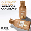 Redken All Soft Shampoo | For Dry / Brittle Hair | Provides Intense Softness and Shine | With Argan Oil REDKEN