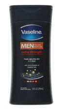 Vaseline Men Body & Face Lotion, Extra Strength, 10 fl oz - 2pc ACE