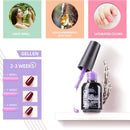 Gellen Gel Nail Polish Kit - With Top Base Coat, 16 Colors Jelly Nail Gel Series Translucent Skin Tones, Trendy Nail Art Glitters Designs DIY Home Gel Manicure Set GELLEN