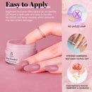 Beetles Dip Powder Nail Kit- 6 Colors Popular Nude Pink Glitters Nail Dipping Powder Set with Base Top Coat Activator Brush Saver for DIY Nail Art Salon Manicure Gifts for Girls beetles Gel Polish