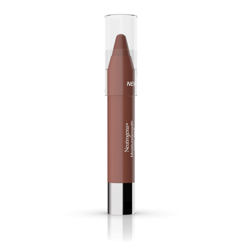 Neutrogena MoistureSmooth Color Stick for Lips, Moisturizing and Conditioning Lipstick with a Balm-Like Formula, Nourishing Shea Butter and Fruit Extracts, 90 Classic Nude,.011 oz Neutrogena