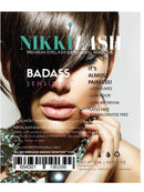 NIKKILASH BADASS SENSITIVE Eyelash Extension Glue with Latex-Free Low-Fume Low-Odor Less-Irritation | Formulated to Minimize Allergy Reactions For Sensitive Eyes Clients | Extra Strong Retention - 5ML NIKKILASH