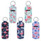 Beautyflier Clip-on Sleeve Chapstick Pouch Keychain Lipstick Holder Elastic Lip Balm Holder Travel Accessories (Style G(5PCS)) Beautyflier