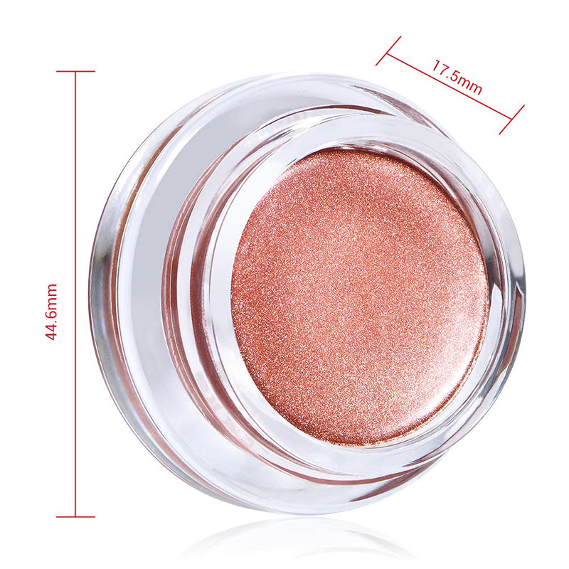 LUXAZA 6 PCS Neutral Brown Cream Eyeshadow Set, Shimmer and Matte Cream Eye Shadows,High Pigmented Metallic Creamy Smoky Eyeshadow Longwear Waterproof Eye Makeup LUXAZA