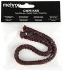 Mehron Makeup Crepe Hair 12-inch Braid (Auburn) Mehron