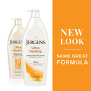 Jergens Ultra Healing Dry Skin Moisturizer, Body and Hand Lotion, for Absorption into Extra Dry Skin, 21 Ounce, with HYDRALUCENCE blend, Vitamins C, E, and B5 Jergens