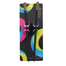 Set of 2 Hair Sticks Chopsticks with Colored Studded Tops - Black Motique Accessories