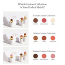 Ogee Face Stick Trio - Golden Contour Stick Makeup Collection - Certified Organic Bronzer, Blush Stick, and Highlighter Stick for a Flawless Look Infinity Warehouse